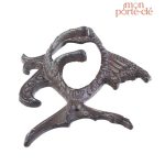 Porte-clé mural Poisson au style rétro