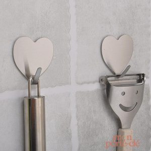 Porte-Clé mural design cœur pour une touche d'amour