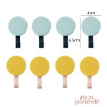 Porte-clé rond mural pour entrée