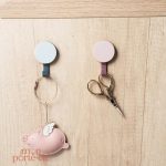 Porte-clé mural rond pour organisation optimale