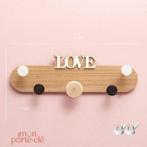 Rangement mural pratique pour clés et accessoires