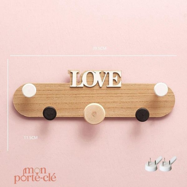 Rangement mural pratique pour clés et accessoires