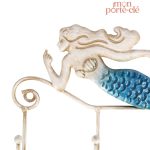 Accessoire mural pour clés, thème sirène unique et original