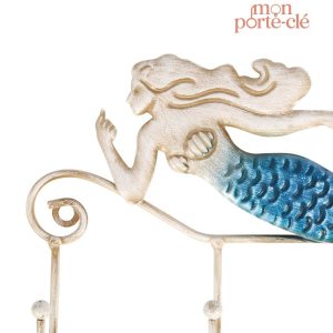 Accessoire mural pour clés, thème sirène unique et original