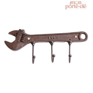 Porte-clé mural style industriel élégant