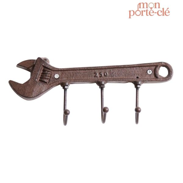 Porte-clé mural style industriel élégant