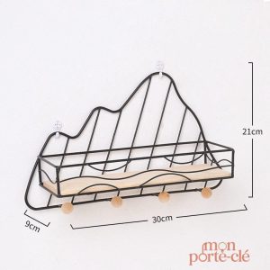 Porte-Clé Mural design montagne