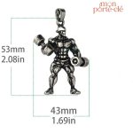 Porte-clé musculation, un symbole de force et de détermination