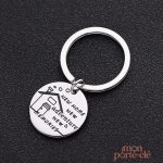 Porte-clé maison rond New Home