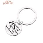 Accessoire porte-clé maison, style moderne