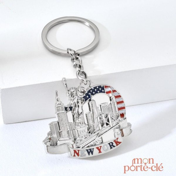 Porte-clé unique représentant New York