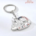 Porte-clé créatif évoquant New York