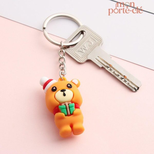 Porte-clé design coloré pour Noël
