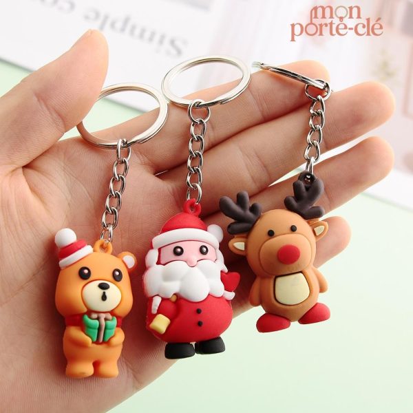 Porte-clé Amis de Noël à offrir