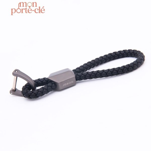 Accessoire pratique, porte-clé en noir