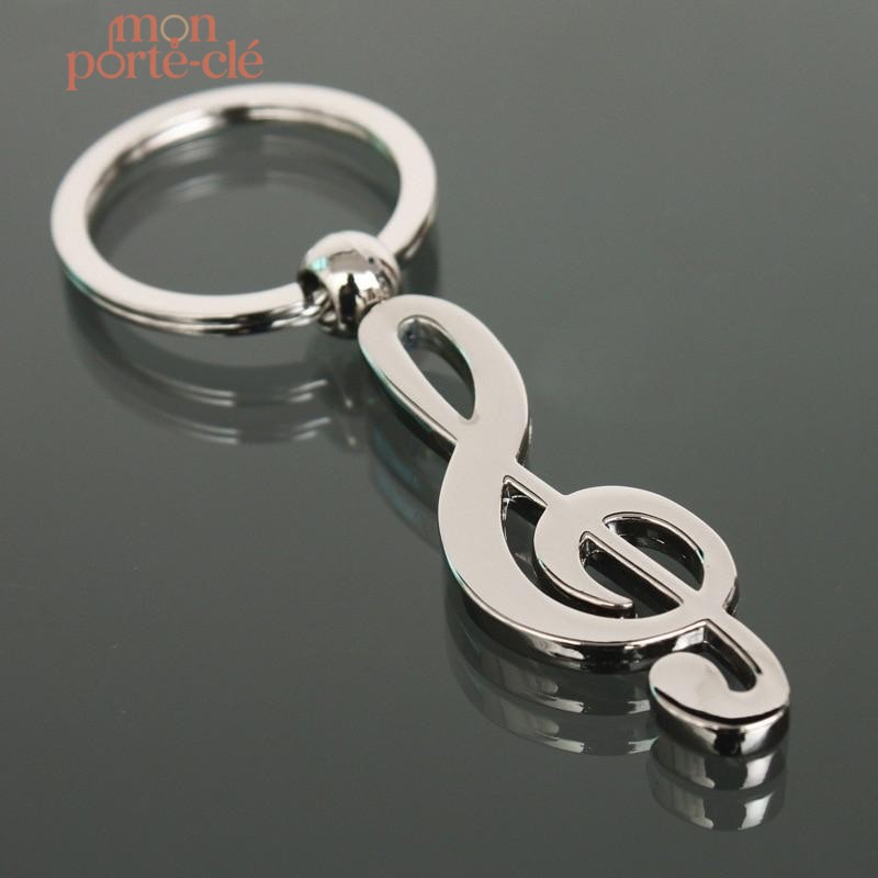 Porte-clé musical en forme de note de musique