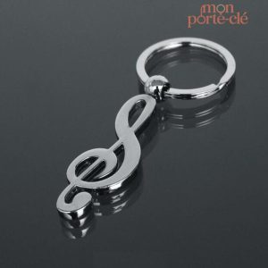 Porte-clé note de musique pour un cadeau original