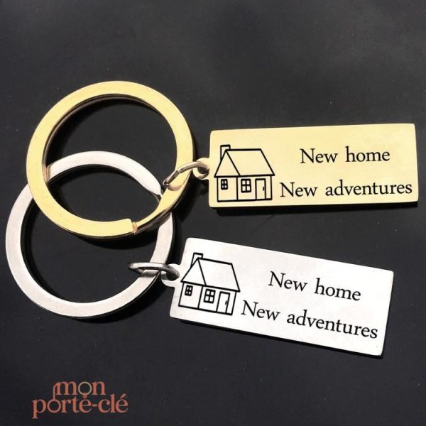 Porte-clé Maison La Nouvelle Maison élégant et fonctionnel