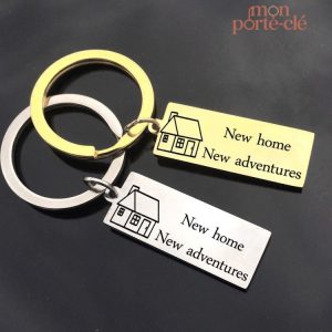 Porte-clé moderne inspiré par le concept de maison