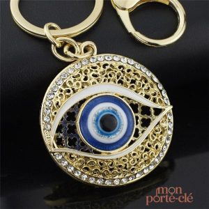 Porte-clé original motif œil turc