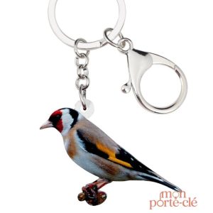 Accessoire porte-clé en design oiseau