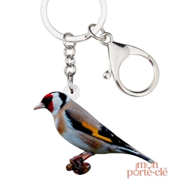 Accessoire porte-clé en design oiseau