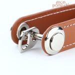 Porte-clé cuir avec plusieurs compartiments