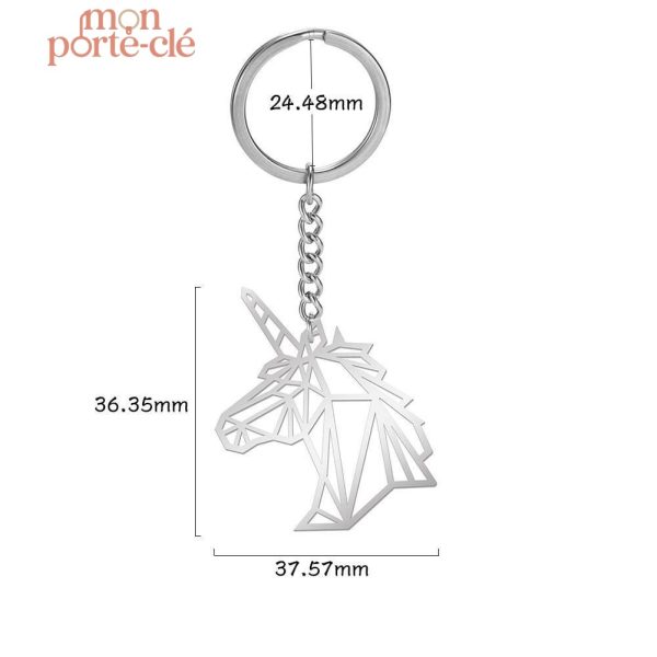 Porte-Clé Créatif en Forme d'Origami