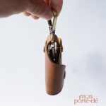 Porte clé cuir durable et esthétique