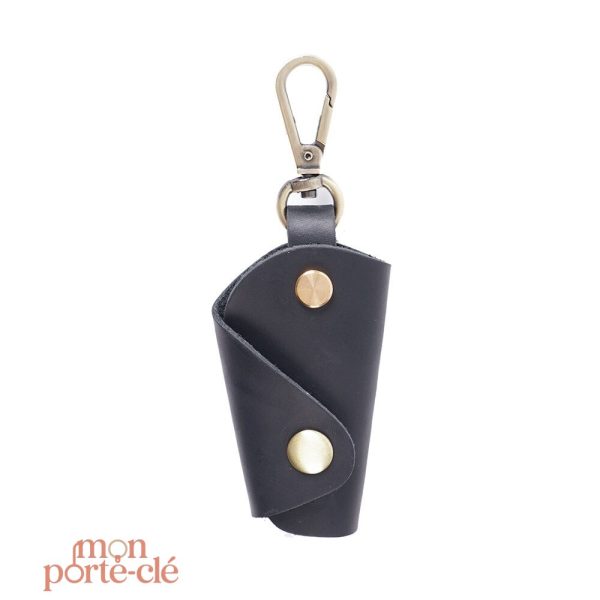 Porte clé cuir plié origami