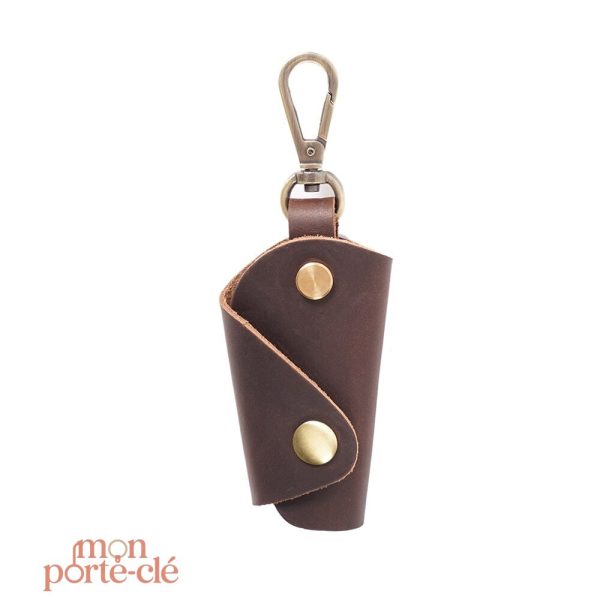 Porte clé origami cuir stylé