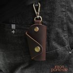 Porte clé fait main en cuir