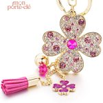 Porte-clé avec motif floral original