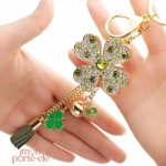 Accessoire floral porte-clé créatif