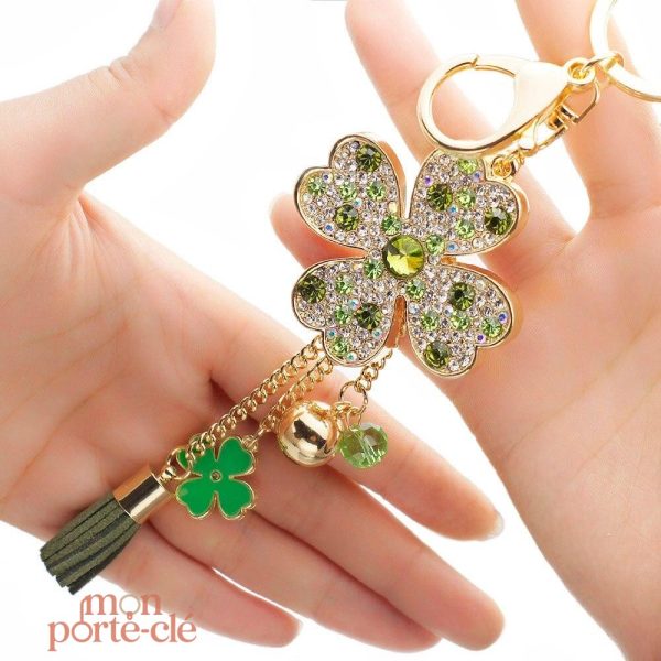 Accessoire floral porte-clé créatif