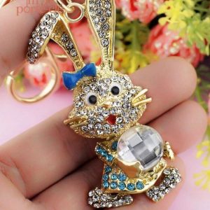 Porte-clé créatif avec design de lapin