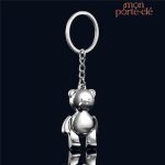 Porte-clé ours articulé, accessoire amusant
