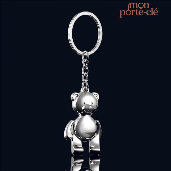 Porte-clé ours articulé, accessoire amusant