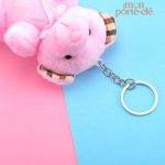 Porte-clé ours en peluche, compagnon attachant
