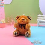 Accessoire porte-clé ours en peluche coloré