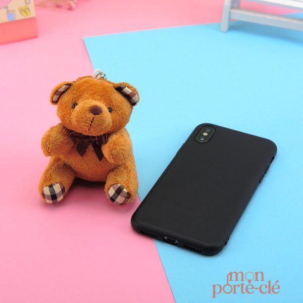 Petit porte-clé ours en peluche à emporter partout