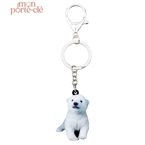 Porte-clé ours, accessoire pratique et adorable