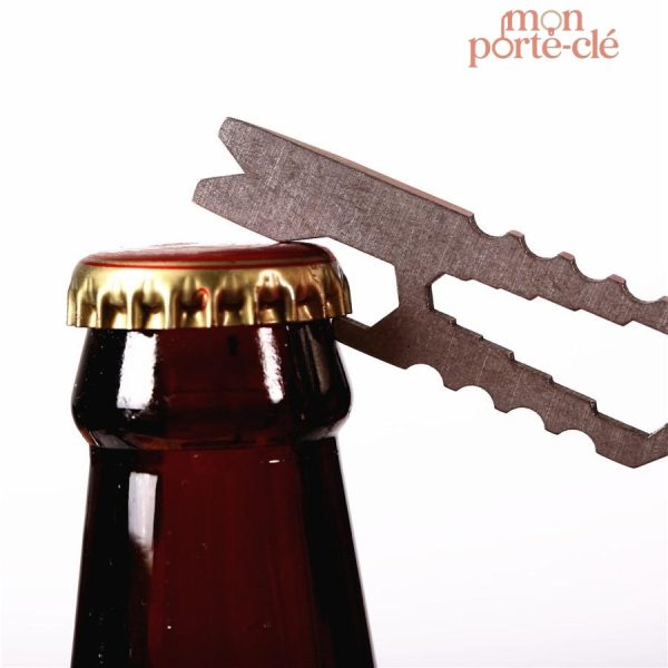 Outil porte-clé design Punisher en métal