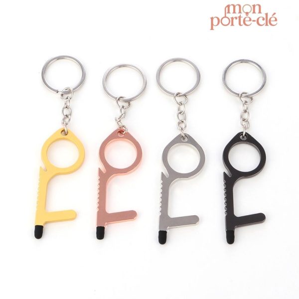 Porte-Clé en acier avec design fonctionnel