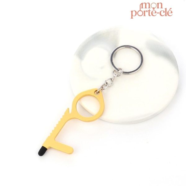 Porte-Clé en acier avec fonction ouvre-porte