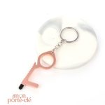 Porte-Clé en acier, design multifonction