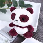 Porte-clé Panda Roux en peluche