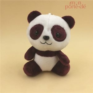 Accessoire panda roux pour trousseau de clés