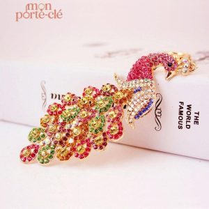Porte-Clé en forme de Paon