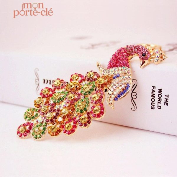 Porte-Clé en forme de Paon